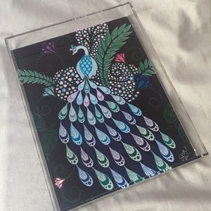 Small Peacock Accent Tray